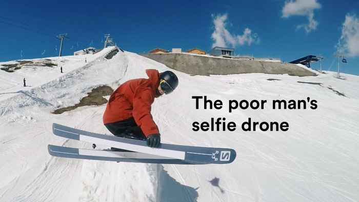 selfie drone de hombres pobres