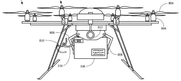 drone para reparto de paquetes