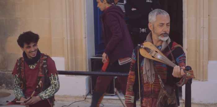 músicos callejeros en Malta