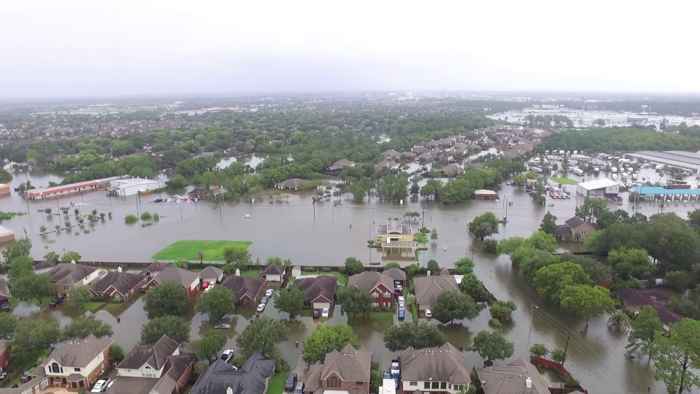 inundaciones en Houston tras el huracán Harvey