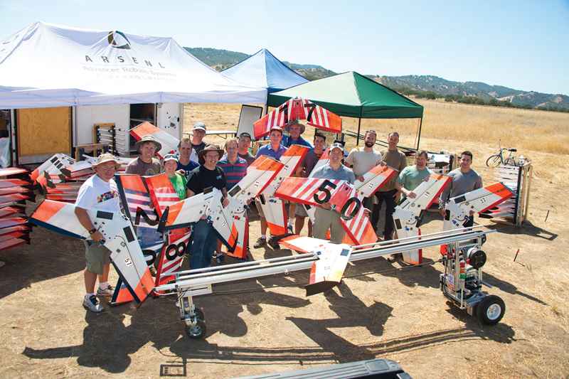 50 drones vuelan a la vez