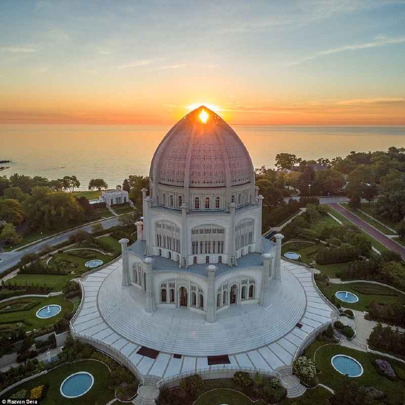 Casa de Adoración Bahá'í en Wilmette, Illinois