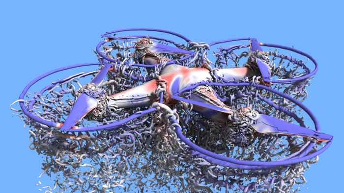 aerodinámica de un drone quadcopter aerodinámica de un drone quadcopter