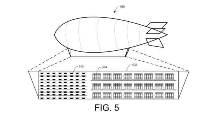 almacén aéreo de Amazon almacén aéreo de Amazon