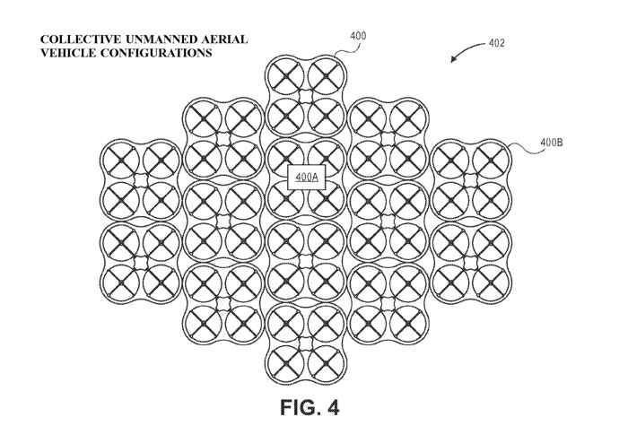 Drone colectivo de Amazon