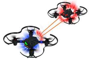 batalla de drones con laser (ByRobot)