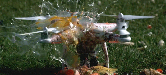 drone actúa cmo una batidora