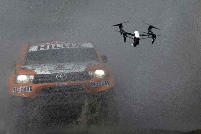 drone filma el Dakar en Buenos Aires drone filma el Dakar en Buenos Aires