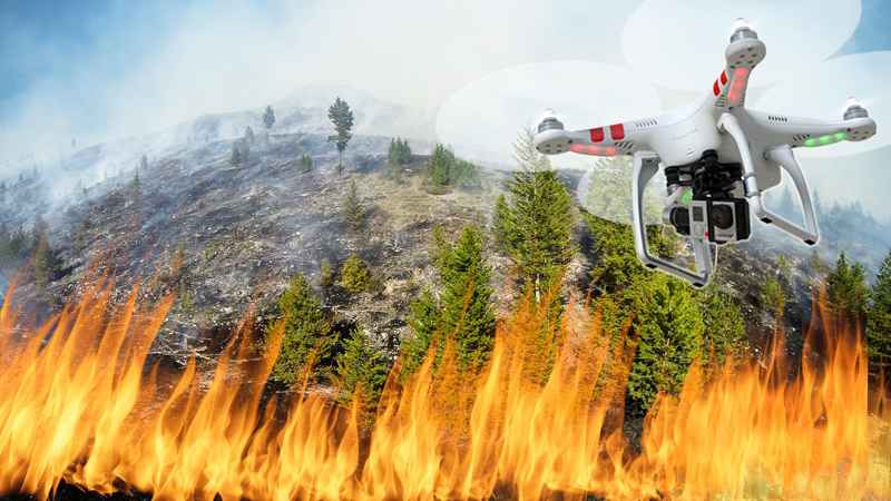 Drones pueden iniciar quemas controladas