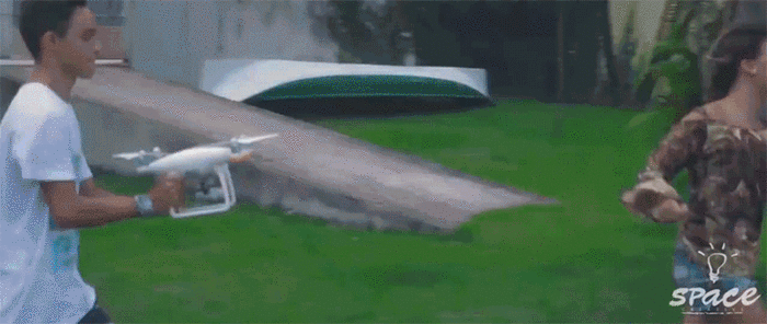 drone usado como steadicam