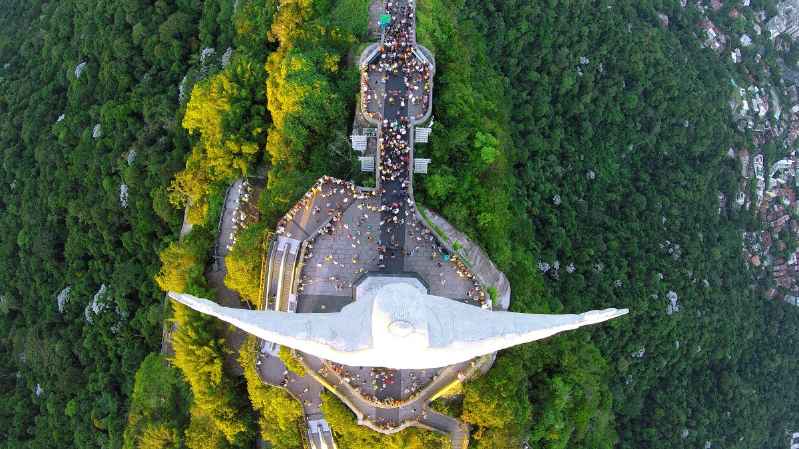 estatua de Cristo Redentor en Rio de Janeiro, Brasil