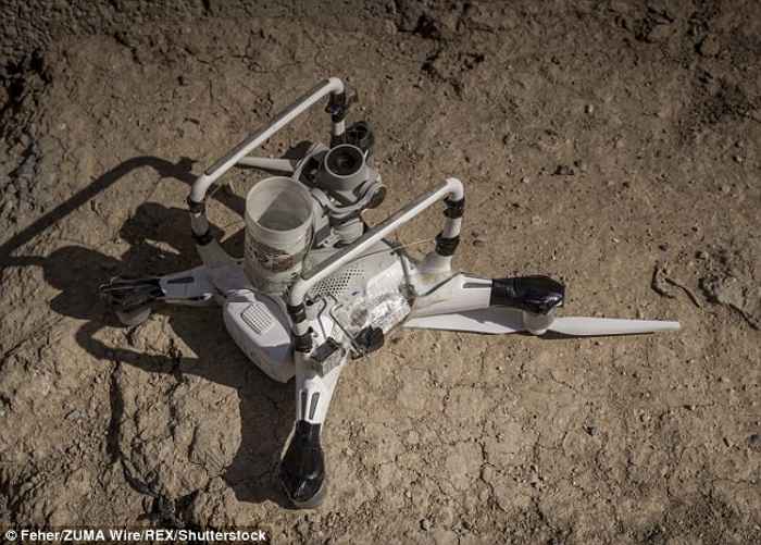 drone modificado de ISIS