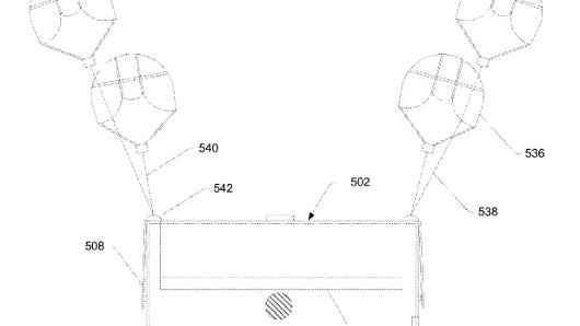 patente de paracaídas drone de Amazon