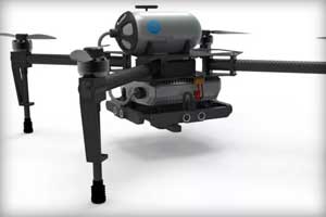 pila de hidrógeno instalada en un drone