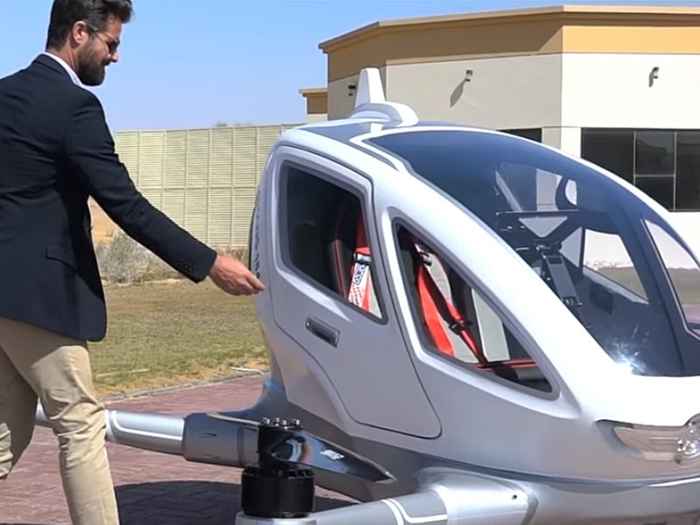 taxi drone de Dubai taxi drone de Dubai