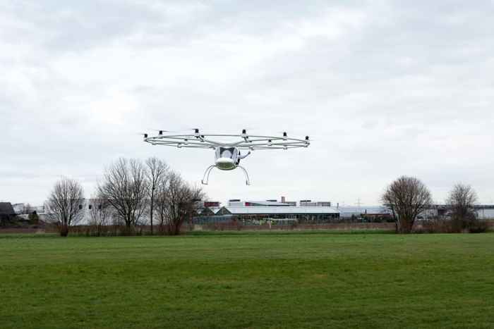 Volocopter de e-volo con 18 rotores